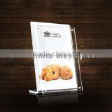 China Factory Direct Reataurant Menu Card Holder Acrylic Display for Counter