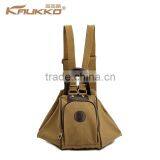 Novel Canvas Shoulder Bag Fashion Handbag Convert To A Backpack From A Shoulder Bag Pattern Shoulder Bag thumbnail-2