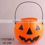 No.1 Yiwu commission agent of Halloween Decotation- Lovely Candy PumPkin Bucket