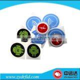 Custom HF 13.56MHz Passive RFID NFC Sticker Label Tag