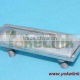 Hot Sale Hot Rolled Steel Straight and Angle Galvanized 3 Holes Suspension Clamp thumbnail-1