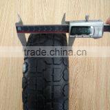 Hot Sale Durable Red Plastic Rim 10"x3.50-4 PU Wheel thumbnail-4