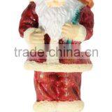 Mini Santa Claus With Puppy Refrigerator Magnet thumbnail-3