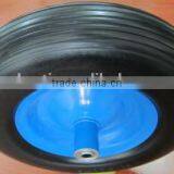 Flat Free Solid pu Foam Rubber Tires and Wheels thumbnail-5