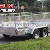 2017 BEST SELLING FULLY WELDED TANDEM CAGE TRAILER (10x6'/12x6') thumbnail-1