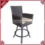 High Quality Modern Cheap Resin Wicker Woven Used Bar Stools thumbnail-1