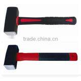 High Quality Hand Tool Stone Hammer With Rubber Coated Steel Handle thumbnail-2
