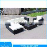 All Season Foshan Fashion Garden Furniture Rattan Sofa thumbnail-2