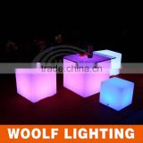 Swimming Pool Waterproof Outdoor Illuminated LED Cube Chair