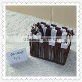 Newest Design Square Antique Handmade Natural Material Willow Basket thumbnail-6