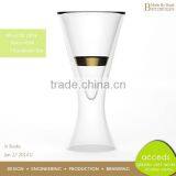 Custom Handmade Double Wall Pyrex Clear Crystal Beer Glass thumbnail-4