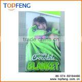Child Snuggle Puppets Snaggy Crocodile Blanket thumbnail-1