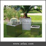Arlau Garden Stainless Steel Flower Pots thumbnail-1
