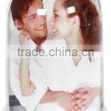 15cm Plastic Photo Frame Custom Acrylic Snow Globe With Picture Frame thumbnail-3