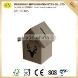 Christmas Gift Unfinished Cheap Wooden Money Box thumbnail-4