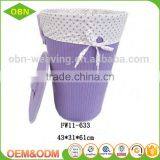 Bamboo Laundry Basket Collapsible Laundry Basket Dirty Clothes Storage thumbnail-2