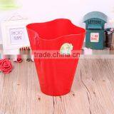 Plasitc Circle Waste Bin in Graudated Tint thumbnail-2