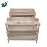 Modern Stackable Wooden Shoe Rack thumbnail-2