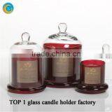 Golden Round Bell Jars Candleholder thumbnail-6