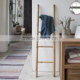 Bathroom Bamboo Ladder Tower Rack thumbnail-4