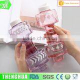 Gym Plastic Cup Fitness Dumbbell Portable Plastic Water Bottle thumbnail-4