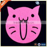 Wholesale Customized Cheap Handmade Wool Felt Drink Coasters in Stock thumbnail-3