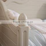 Antique French Style Princess Snow White Pure White Solid Carving Daybed With Two Big Drawers BF11-02274b thumbnail-6