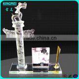 Photo Frame Engraved Crystal Office Pen Holder For Promotional Items thumbnail-4