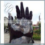 Modern Garden Big Hand Bronze Art Work Statue thumbnail-1