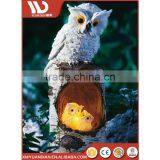 China Manufacturer Art Work Owl Resin Craft Solar Garden Led Park Light thumbnail-1