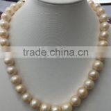 Fancy 9-10mm Pink Freshwater Pearl Necklace Designs For Ladies thumbnail-1