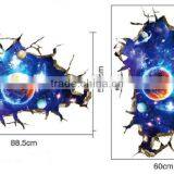 Space and Planets Design Adhesive 3D Wall Paper , Wall Sticker thumbnail-2