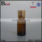 Fragrance Perfume 10ml Amber Glass Bottle Aluminum Cap Essential Oil 10ml Amber Glass Bottle Plastic Cap Cosmetic Packaging thumbnail-5