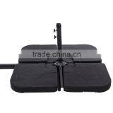 4PIECES Plastic Water Sand Cantilever Umbrella Base Stand thumbnail-2