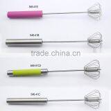 Stainless Steel Rotatable Eggbeater,High Quality Easy-Clean Eggbeater,whisk thumbnail-1