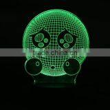 Lovely Emoji Expression Smile 3D Effect LED Night Light Unique Lighting Lamp thumbnail-4