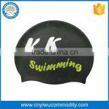 Waterproof Silicone Chinese College Swim Caps for Long Hair thumbnail-1