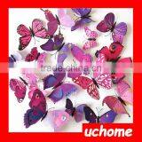 UCHOME 3D Butterfly Wall Sticker Decal Home Decor Room Decoration Art Wall Home Sticker thumbnail-1