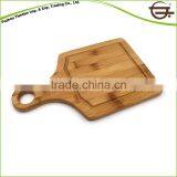 Kitchen Bit Paddle Pizza Bamboo Leaf Shaped Chopping Board thumbnail-3
