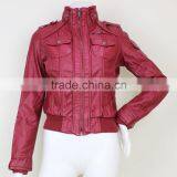 2016 New Winter Small Leather Jacket Women Top Quality pu Jackets thumbnail-2