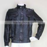 Fashion Genuine Leather Jacket For Men thumbnail-1