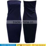 2016 Bandeau Tube Bodycon Dresses Sexy Kim Kardashian Knee Length Celebrity Dresses thumbnail-3