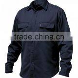 COTTON WORKIng UNIFORM HI VIS SHIRT OPEN FRONT LONG SLEEVE WORKWEAR SHIRTS thumbnail-3