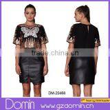 2015 New Design Fashion Women Sequin Tops for Summer