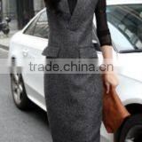 Latest Women Long Maxi Pencil Skirt Design, Latest Lady Design Skirt and Blouse and Tops Set thumbnail-3