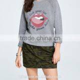 Tops for Women 2017 Long Sleeve Round Collar Sweatshirt Autumn /spring thumbnail-3