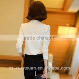 SZXX Tops Fashion Womens Lady V-Neck Long Sleeve Casual Blouse thumbnail-3