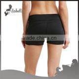 Plain Sweat Shorts With Zipper Shorts Women for Wholesale thumbnail-2