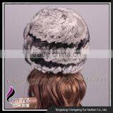 CX-C-191A Women In Stock Fashion Wholesale Rex Rabbit Fur Beanie Hat thumbnail-4