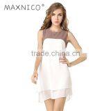 Maxnegio Fashion Woman Chiffon Straight Casual Dress thumbnail-1